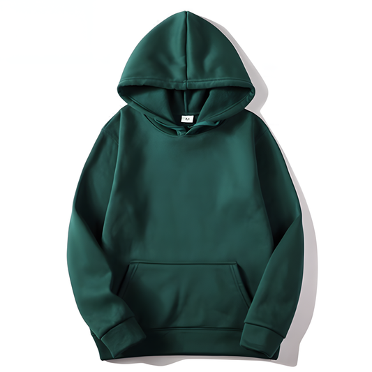 Dark Green Unisex Regular Fit Hoodie