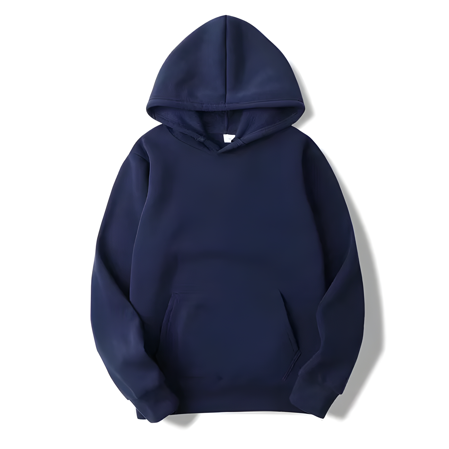 Navy Blue Unisex Regular Fit Hoodie