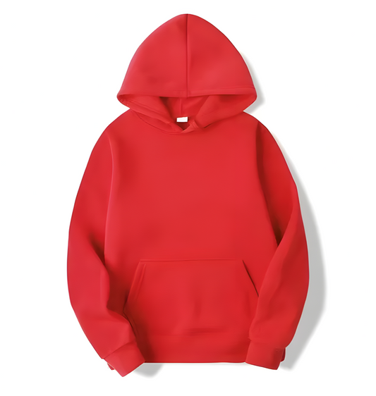 Red Unisex Regular Fit Hoodie